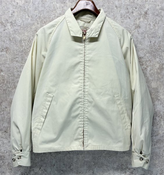 画像1: 程度良好【ビンテージ】【PETERS】【オフホワイト】【スウィングトップ】【ジップアップブルゾン】【US38】  (1)