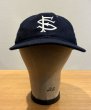 画像3: 90’ｓ【ビンテージ】程度良好!! 90'sEbbets Field Flannels 【サンフランシスコ】【紺ｘツバ裏緑】ウールキャップ【ベースボールキャップ】【サイズ7 1/4】  (3)