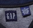 画像2: ビンテージ【オールドギャップ】【GAP】紺【Vネック】【フリース】【プルオーバー】【サイズXL】  (2)