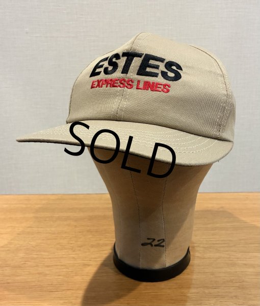 画像7: 程度良好!! 90's【USA製】【ビンテージ】【ESTES EXPRESS LINES】企業ロゴ【ベージュ】BBキャップ【ベースボールキャップ】  (7)