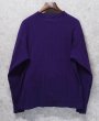 画像3: USA製【90's】【ビンテージ】【エディーバウアー】紫【ヘンリーネックロンT】コットンセーター【サイズＬ】  (3)
