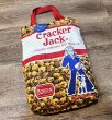 画像1: デッドストック【ビンテージ】【Cracker Jack】クラッカー・ジャック【お菓子プリント】マチ付き【トートバッグ】  (1)