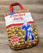 画像3: デッドストック【ビンテージ】【Cracker Jack】クラッカー・ジャック【お菓子プリント】マチ付き【トートバッグ】  (3)