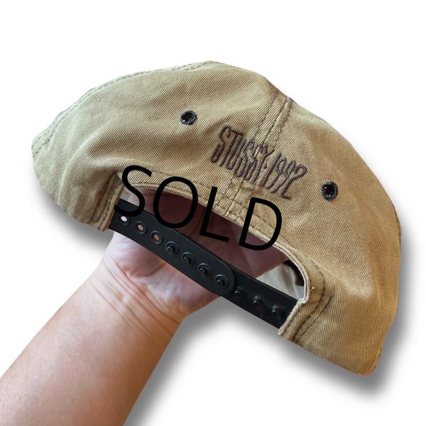 画像3: 90’ｓ USA製【ステューシー】STUSSY 【ブラウン】【BBキャップ】  (3)