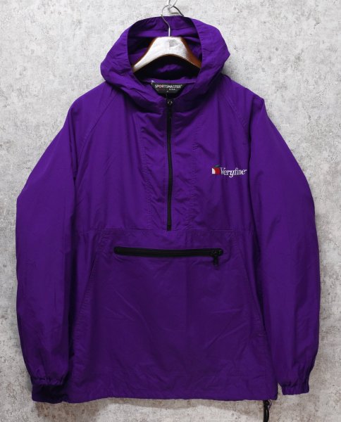 画像1: 【USA製】【ビンテージ】【SPORTS MASTER】【スポーツマスター】【紫】【ナイロン】【アノラックパーカー】【サイズM】  (1)