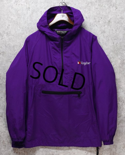 画像1: 【USA製】【ビンテージ】【SPORTS MASTER】【スポーツマスター】【紫】【ナイロン】【アノラックパーカー】【サイズM】  (1)