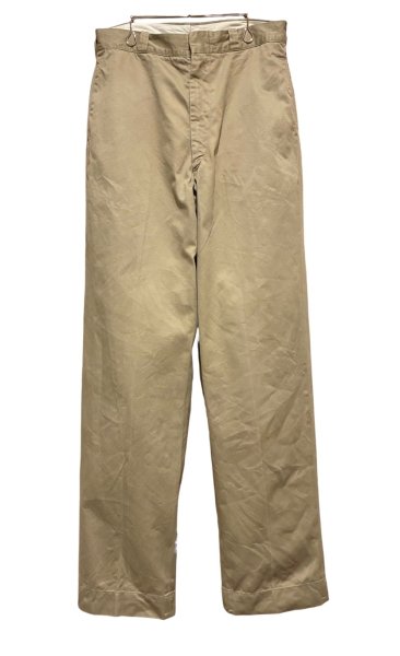 画像1: 【60's】【ビンテージ】U.S.ARMY【米軍実物】【チノパンツ】【チノパン】【32×33】  (1)