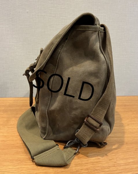 画像6: 40's【ビンテージ】ww2【米軍実物】 U.S.ARMY【ショルダーバッグ】【ミュゼットバッグ】   (6)