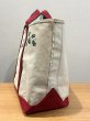 画像5: 【80’s】【ビンテージ】【L.L.bean】【エルエルビーン】赤ｘ緑【ヒイラギ】【キャンバス】【トートバッグ】【キャンバストート】  (5)