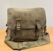 画像1: 40's【ビンテージ】ww2【米軍実物】 U.S.ARMY【ショルダーバッグ】【ミュゼットバッグ】   (1)