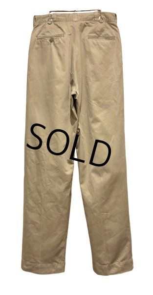 画像3: 【60's】【ビンテージ】U.S.ARMY【米軍実物】【チノパンツ】【チノパン】【32×33】  (3)