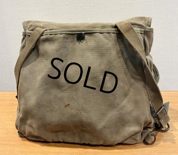 画像5: 40's【ビンテージ】ww2【米軍実物】 U.S.ARMY【ショルダーバッグ】【ミュゼットバッグ】   (5)