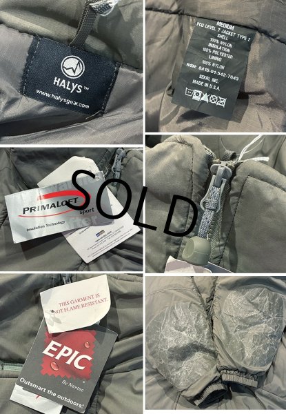 画像2: 未使用!!【HALYS】【米軍実物】【PCU】TYPE2【レベル７】プリマロフト【モンスターパーカー】【サイズM】  (2)