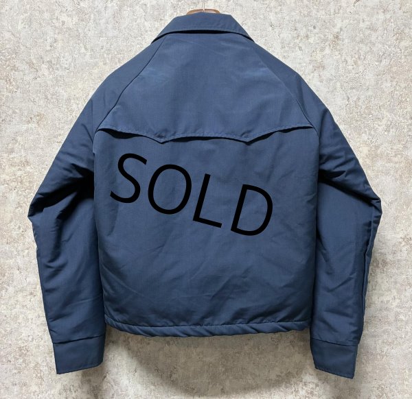画像4: ほぼ未使用!! 90's【USA製】ビンテージ【スポーツマスター】 【SPORTSMASTER】【紺】裏ボア【ジップアップブルゾン】ジャケット【サイズS】  (4)