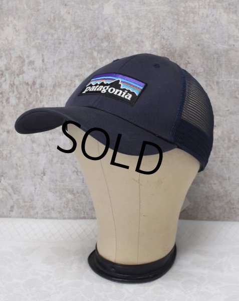 画像3: 【ビンテージ】patagonia【パタゴニア】【紺地】ロゴキャップ【BBキャップ】【メッシュキャップ】サイズフリー  (3)
