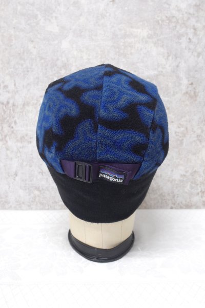 画像8: 【USA製】【ビンテージ】patagonia【パタゴニア】亀パターン【ゼンタートル】シンチラ【ダックビル】【フリースキャップ】サイズM  (8)