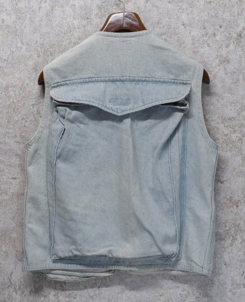 画像3: 80's~【Ralph Lauren】【ラルフローレン】デニム【ベスト】【カメラマンベスト】フォトグラファーベスト【サイズM】  (3)