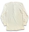 画像4: デッドストック【80's】【ビンテージ】【U.S.ARMY】【ウールｘコットン】ヘンリーネックロンＴ【アンダーシャツ】サイズM  (4)