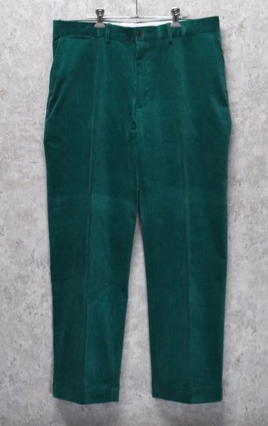 画像1:  ビンテージ【POLO GOLF】ポロゴルフ【ラルフローレン】POLO RALPH LAUREN 【緑】【コーデュロイ】【コットンパンツ】【36X30】  (1)