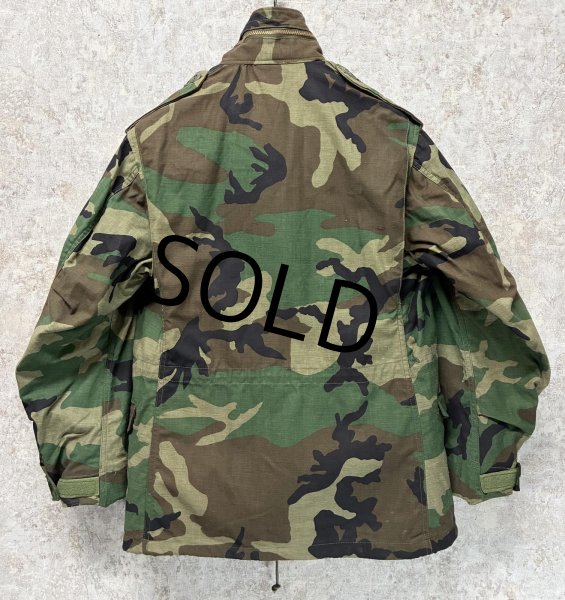 画像3: 【デッドストック】80's【M-65】【米軍実物】ウッドランドカモ【迷彩】【フィールドジャケット】【S-Short】  (3)