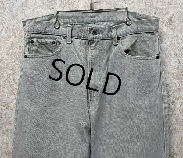 画像3: 90's【USA製】【ビンテージ】【LEVI'S】【リーバイス５０５】505 グレーデニム【デニムパンツ】【36×32】  (3)