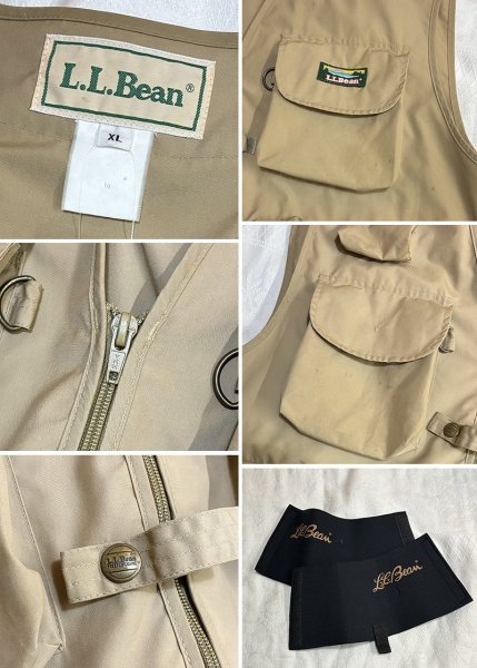 画像2: 【ビンテージ】【ＬＬビーン】【L.L.bean 】【ベージュ】【フィッシングベスト】【サイズXＬ】  (2)