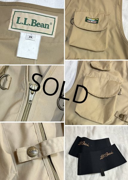 画像2: 【ビンテージ】【ＬＬビーン】【L.L.bean 】【ベージュ】【フィッシングベスト】【サイズXＬ】  (2)