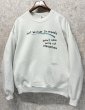 画像2: 90's【USA製】JERZEES ジャージーズ【ビンテージ】【Just because~】プリント【白】スウェット【サイズXL】  (2)