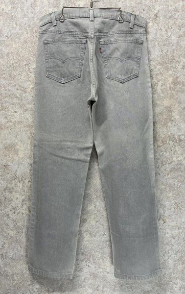 画像5: 90's【USA製】【ビンテージ】【LEVI'S】【リーバイス５０５】505 グレーデニム【デニムパンツ】【36×32】  (5)
