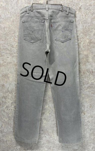 画像5: 90's【USA製】【ビンテージ】【LEVI'S】【リーバイス５０５】505 グレーデニム【デニムパンツ】【36×32】  (5)