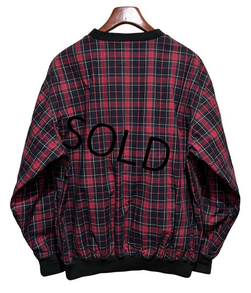 画像3: ビンテージ【POLO GOLF】【ポロゴルフ】【ラルフローレン】【RALPH LAUREN】【赤】タータンチェック【Vネック】【プルオーバー】【サイズM】  (3)