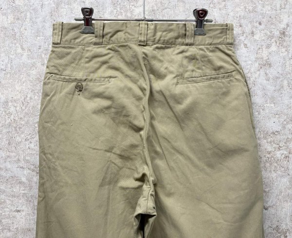 画像4: 60's【ビンテージ】U.S.ARMY【米軍実物】【チノパンツ】【サイズ 32x33】  (4)