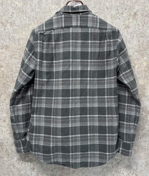 画像3: ビンテージ【POLO RALPH LAUREN】ラルフローレン【classic fit】 グレー チェック【ネルシャツ】コットンシャツ 【サイズS】  (3)