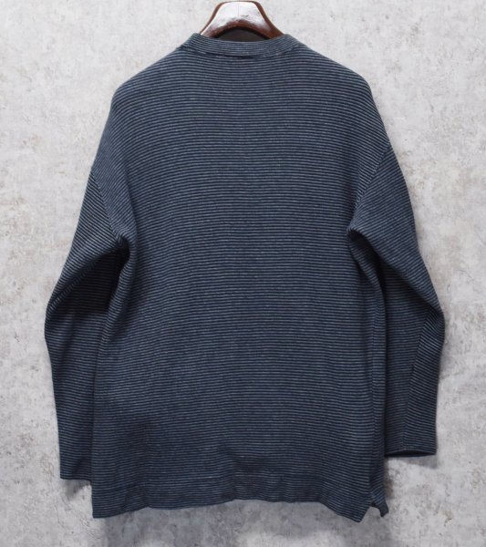 画像3: 【ビンテージ】【DOCKERS】ドッカーズ【リーバイス】【紺ｘグレー】ボーダー【モックネックロンＴ】【サイズＳ】  (3)