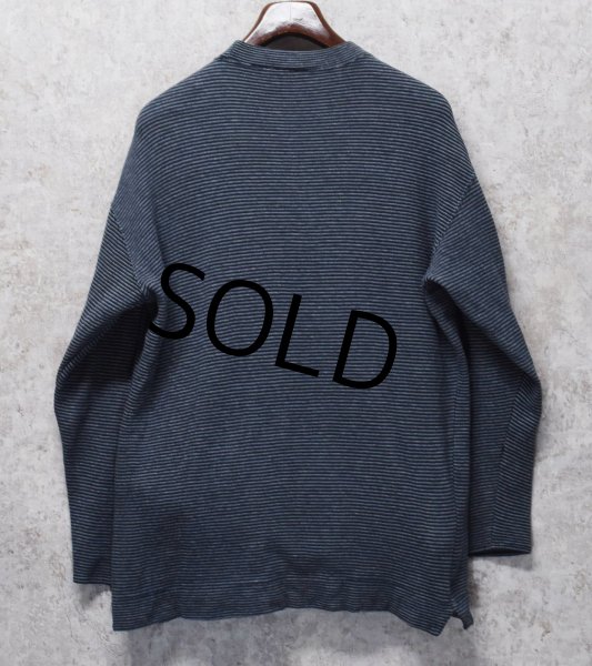 画像3: 【ビンテージ】【DOCKERS】ドッカーズ【リーバイス】【紺ｘグレー】ボーダー【モックネックロンＴ】【サイズＳ】  (3)