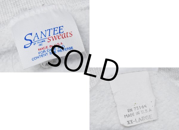 画像2: 90's~ USA製【ビンテージ】SANTEE【PANTHER MOM】 肉球 グレー【スウェット】【サイズＸＸＬ】  (2)