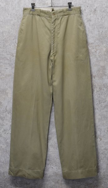 画像1: 60's【ビンテージ】U.S.ARMY【米軍実物】【チノパンツ】【サイズ 32x33】  (1)