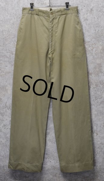 画像1: 60's【ビンテージ】U.S.ARMY【米軍実物】【チノパンツ】【サイズ 32x33】  (1)