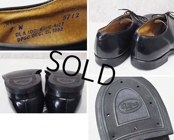 画像2: 80's【ビンテージ】米軍実物【U.S.NAVY】【サービスシューズ】【9W】27cm程度  (2)