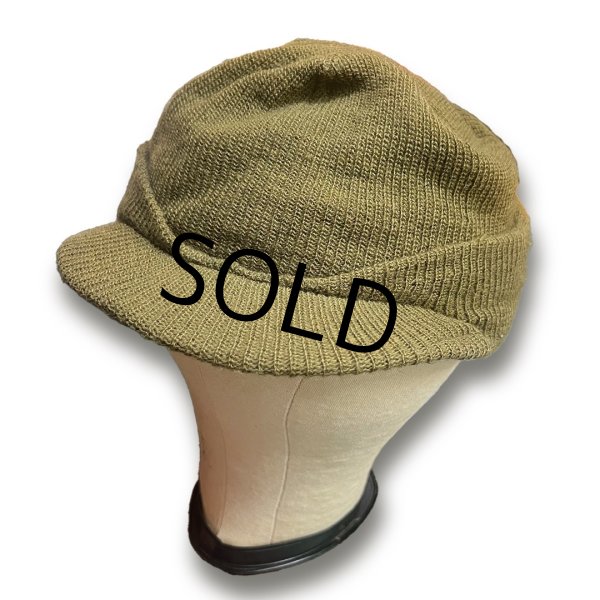 画像1: デッドストック 40's【米軍実物】【ビンテージ】U.S.ARMY ジープキャップ【サイズM】  (1)