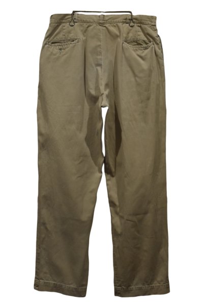 画像3: 【60's】【ビンテージ】U.S.ARMY【米軍実物】【チノパンツ】【３６Ｘ３３】  (3)