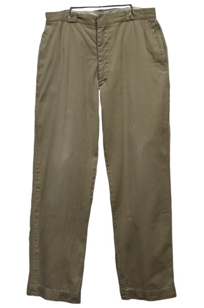 画像1: 【60's】【ビンテージ】U.S.ARMY【米軍実物】【チノパンツ】【３６Ｘ３３】  (1)