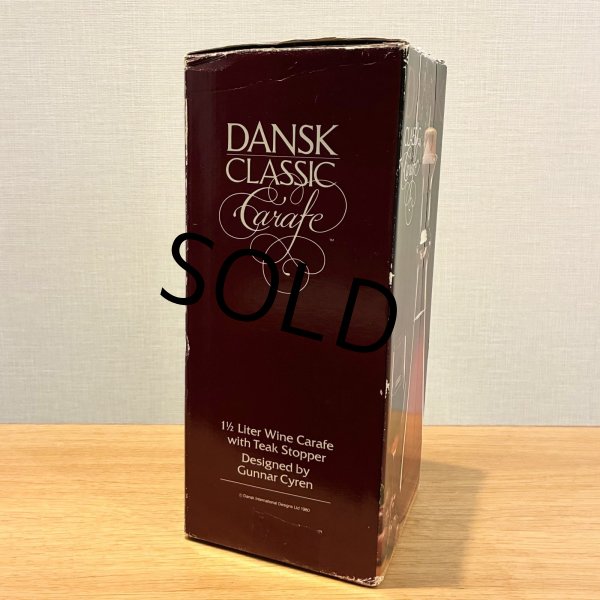 画像7: デッドストック デンマーク製【ビンテージ】アンティーク【DANSK】ダンスク デキャンタ カラフェ  (7)