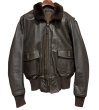 画像1: 60's【米軍実物】【ビンテージ】【U.S.NAVY】【G-1】7823B【IRVIN B. FOSTER SPORTSWEAR製】【フライトジャケット】【US44】  (1)