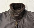 画像3: 60's【米軍実物】【ビンテージ】【U.S.NAVY】【G-1】7823B【IRVIN B. FOSTER SPORTSWEAR製】【フライトジャケット】【US44】  (3)