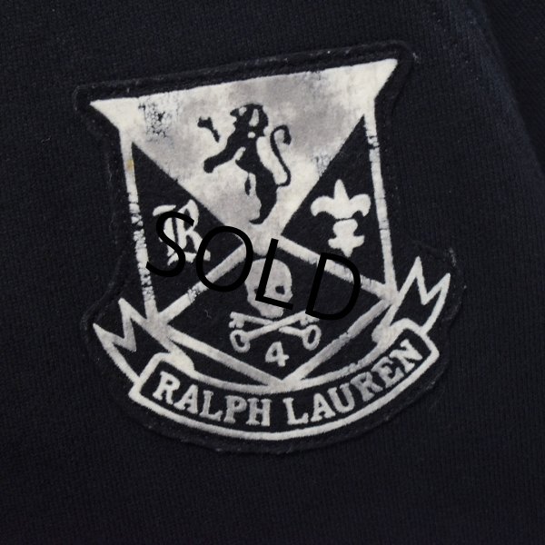 画像3: ビンテージ【ラルフローレン】【POLO RALPH LAUREN】【黒×白】【ブルゾン】【スウェットスタジャン】【サイズM】  (3)