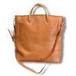 画像1: 【ビンテージ】 L.L.bean【L.L.ビーン】キャメル【オールレザー】【レザーハンドル】トートバッグ ビーントート  (1)