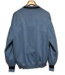 画像3: 90's【イタリー製】ビンテージ【PRONTO UOMO】プロントウォモ【青ｘ紺ライン】コットンｘレーヨン Vネックセーター 【サイズL】   (3)