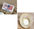 画像2: 程度良好!! USA製【ビンテージ】生成りｘルアー 総柄【コットン】毛ばり 釣り【バケットハット】【サイズM】  (2)