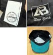 画像2: 【デッドストック】90’ｓ USA製【ビンテージ】【AB NEW YORK】【黒】【コットンキャップ】【ＢＢキャップ】  (2)